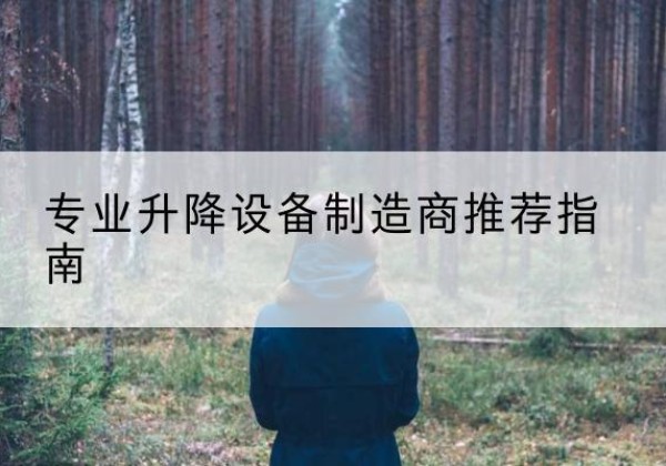 宣城电动剪叉升降平台厂家-专业升降设备制造商推荐指南